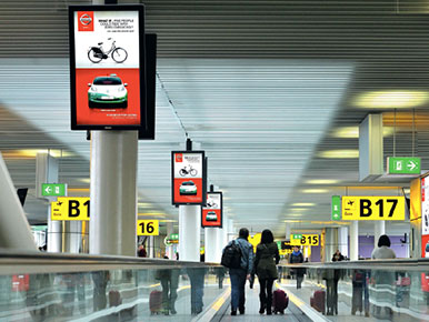 Buenos Aires Airport Digital Screen Network Advertising