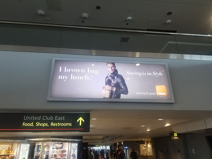 DEN Airport Advertising: Overhead Spectacular