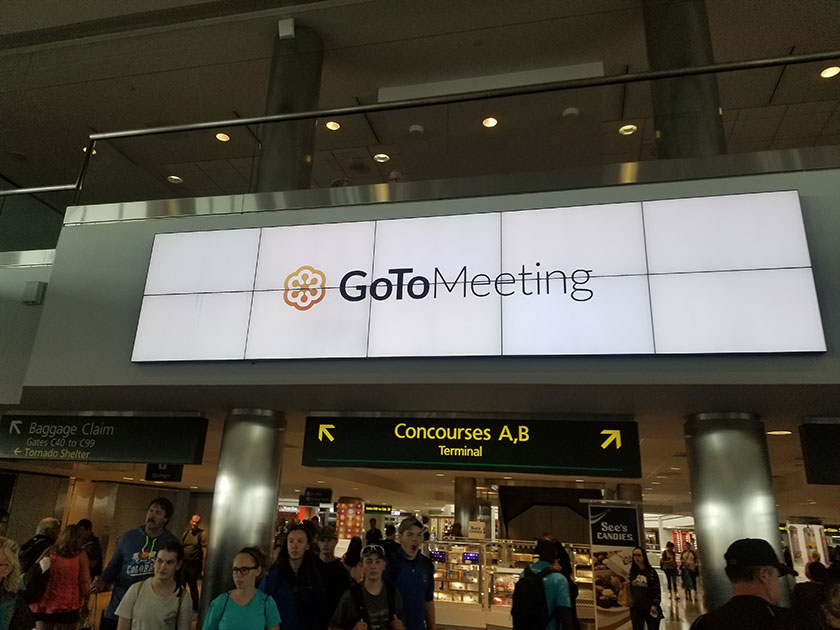 DEN Airport Advertising: Digital Overhead