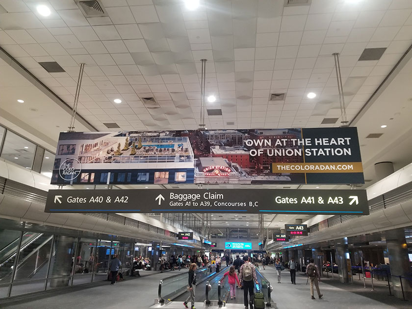 DEN Airport Advertising: Banner