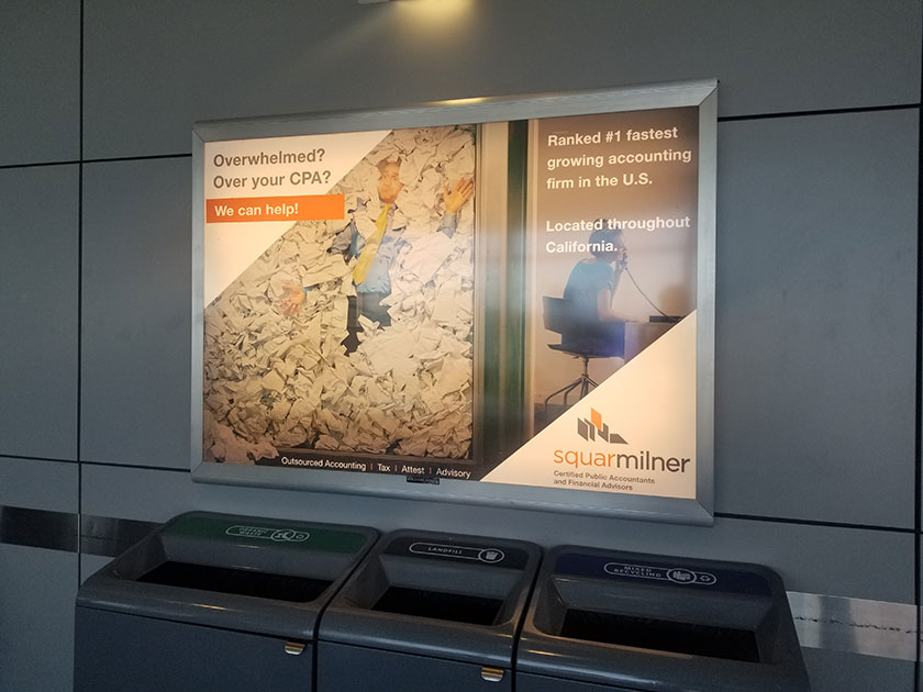 OAK Airport Advertising: Diorama