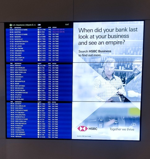 Amsterdam Airport Ams Advertising Digital Example 5