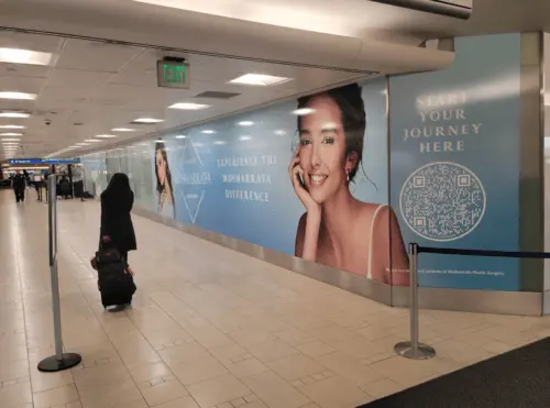 Hong Kong Airport HKG Advertising Static Example 2