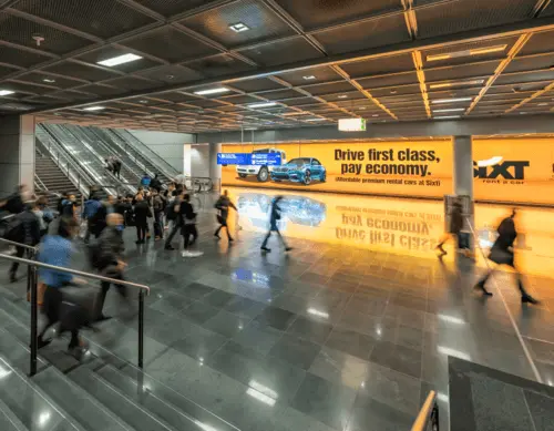 Hong Kong Airport HKG Advertising Static Example 4