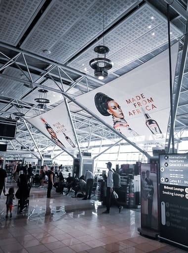 Static Airport Advertising Example 8