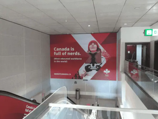 Invest in Canada Airport Advertising 4