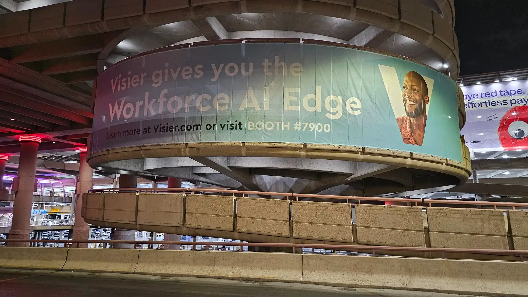 Outdoor Parking Banner at LAS