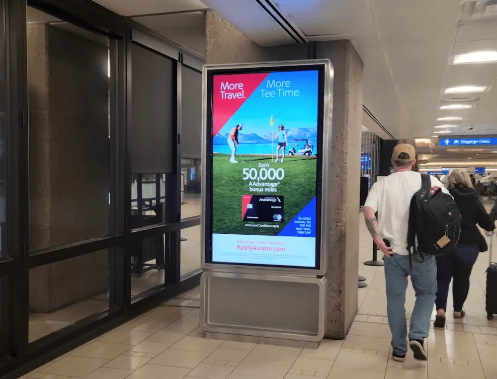 Pittsburgh Airport Pit Advertising Digital Screen Network A1