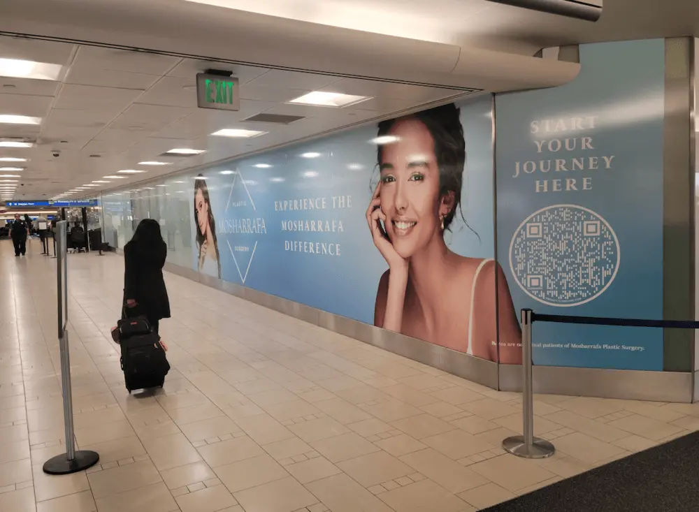 Wall Wraps Airport Advertising
