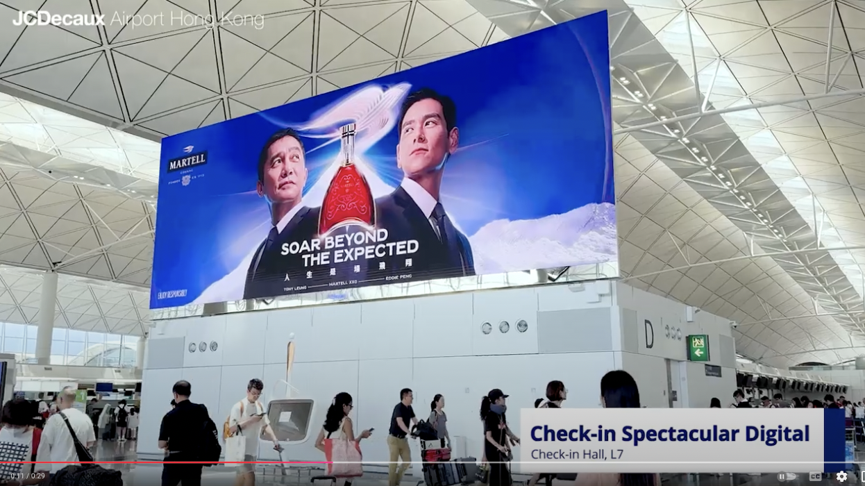 Hong Kong Airport Advertising